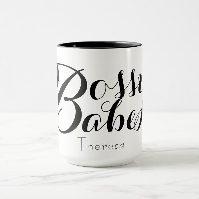 Tasse autoritaire de nom de personnaliser de (Centre)