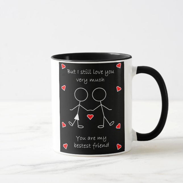 Tasse Autour de la courbure Valentine (Droite)