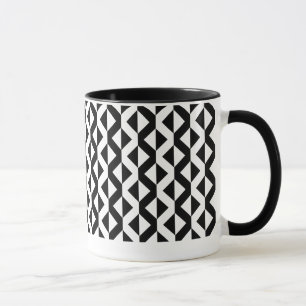 Tasse Autre ZigZags - noir et blanc