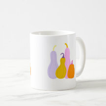 Tasse aux citrouilles colorées