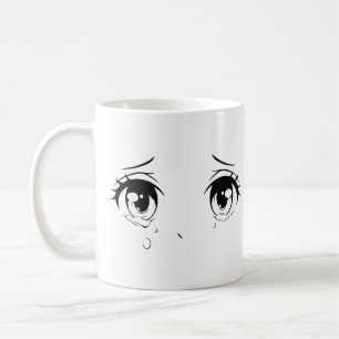 Tasse aux Yeux de Dessin Animé en Larmes – Design