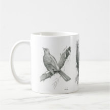 Tasse avec 3 oiseaux cambodgiens par Vannak Anan
