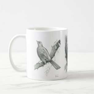 Tasse avec 3 oiseaux cambodgiens par Vannak Anan