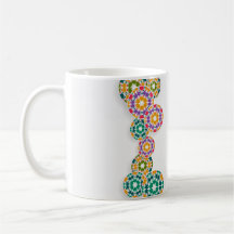 tasse avec avec l'artisanat marocain
