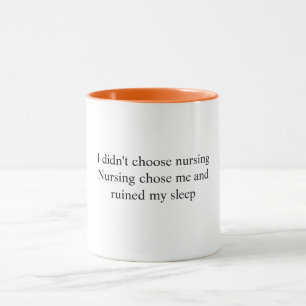 Tasse avec citation drôle d'infirmière