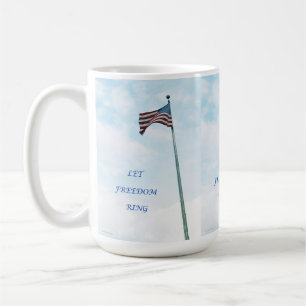Tasse avec drapeau américain