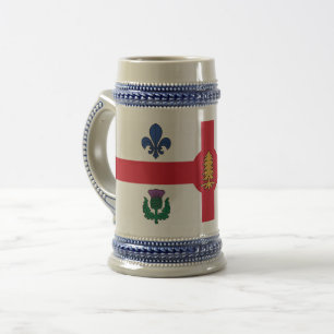 Tasse avec drapeau de Montréal, Canada