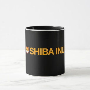 Tasse avec image du logo complet de Shiba Inu