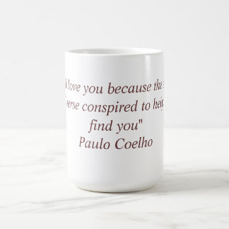 Tasse avec la citation