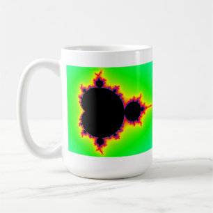 Tasse avec la fractale de Mandelbrot