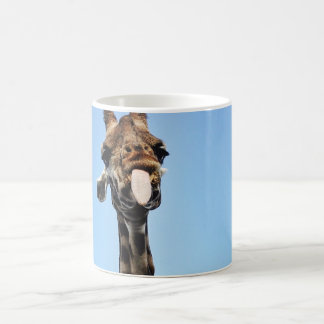 Tasse avec la girafe drôle