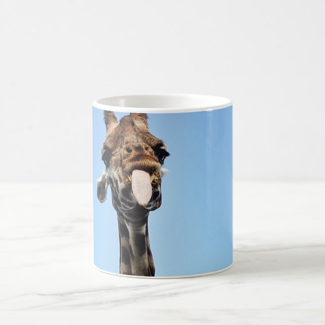 Tasse avec la girafe drôle (Centre)