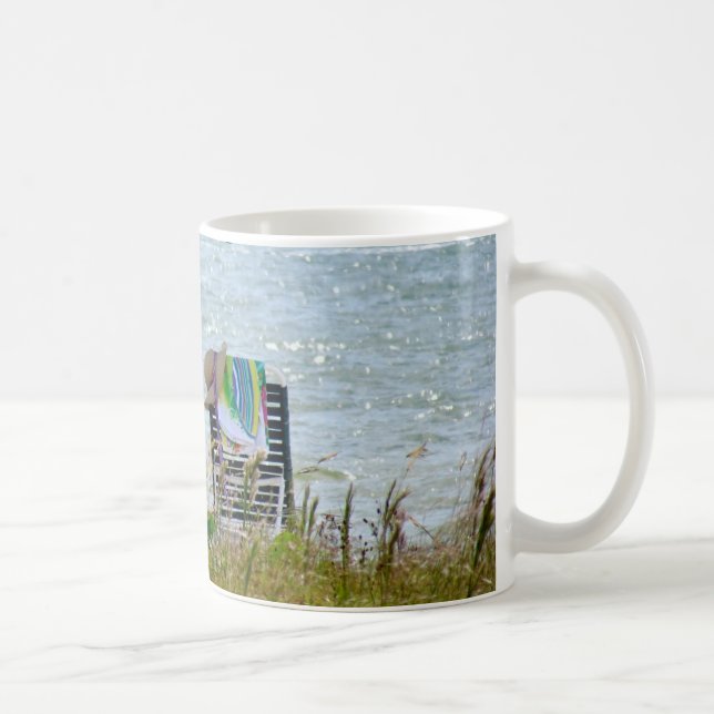 Tasse avec la scène de plage d'île de Sanibel (Droite)