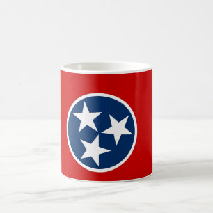 Tasse avec le drapeau de l'état du Tennessee -