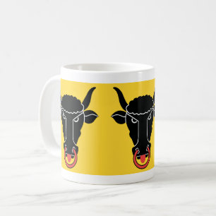 Tasse avec le drapeau d'Uri, Suisse