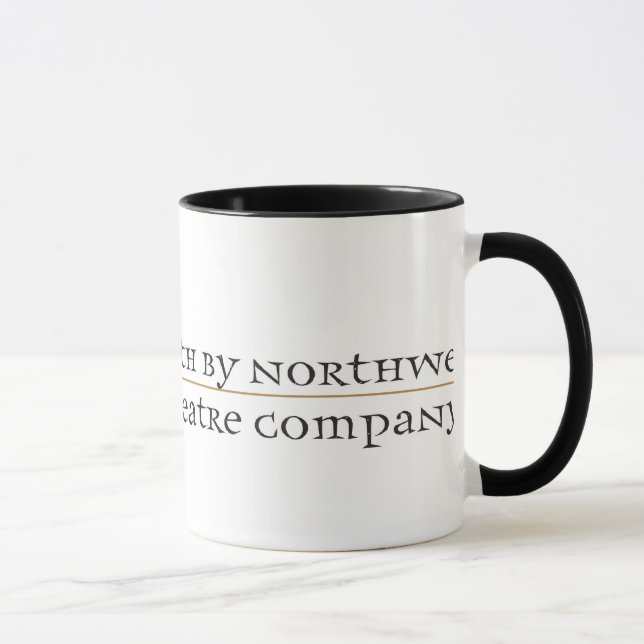 Tasse avec le long logo (Droite)