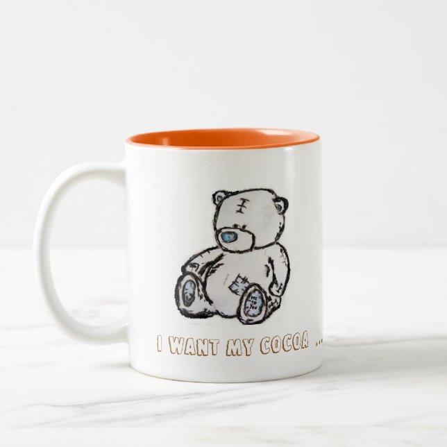 Tasse avec le nounours (Gauche)