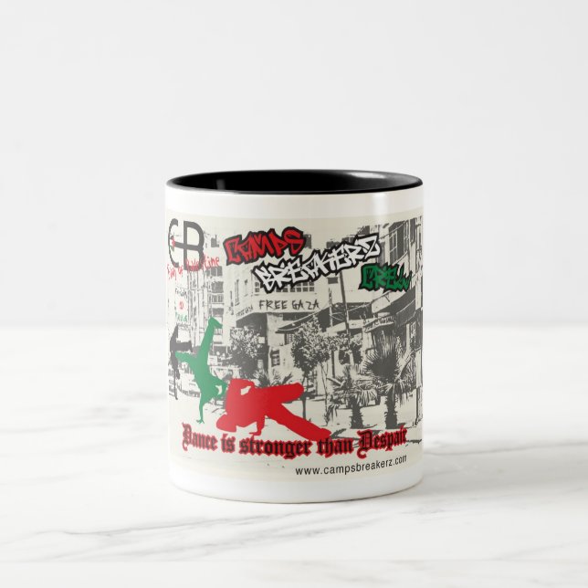 Tasse avec l'illustration conçue par Chantal (Centre)