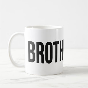 Tasse avec logo BROTHERHOOD Noir
