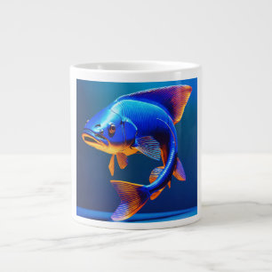 Tasse avec logo de poisson Design aquatique mign