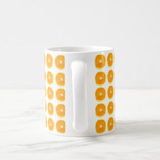Tasse avec motif oranges