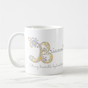 tasse avec nom et signification décoratif de Brian