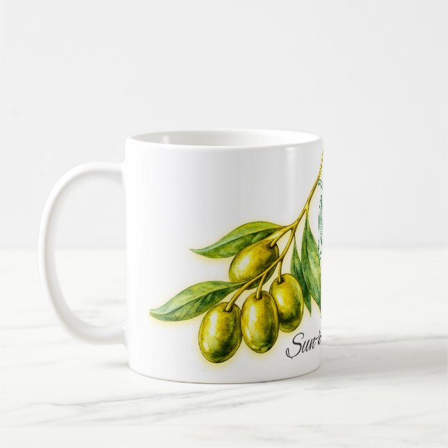 Tasse avec Olives (Gauche)