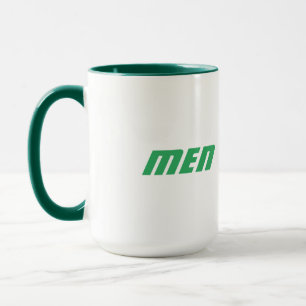 Tasse avec texte imprimé au nom d'homme de couleur