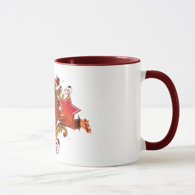 Tasse avec un emblème. L'Ukraine (Droite)