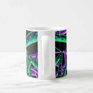 Tasse avec une image abstraite de Photoshop