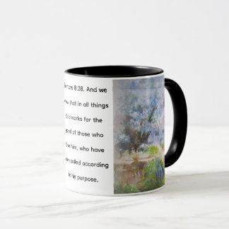 Tasse avec verset biblique