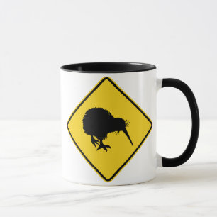 Tasse Avertissement Kiwi