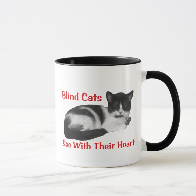 Tasse aveugle de chat (Droite)