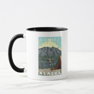 Tasse Avion de Bush et pêche - Valdez, Alaska
