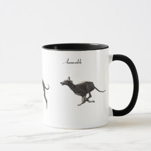 TASSE Azawakhs noir et blanc Mug