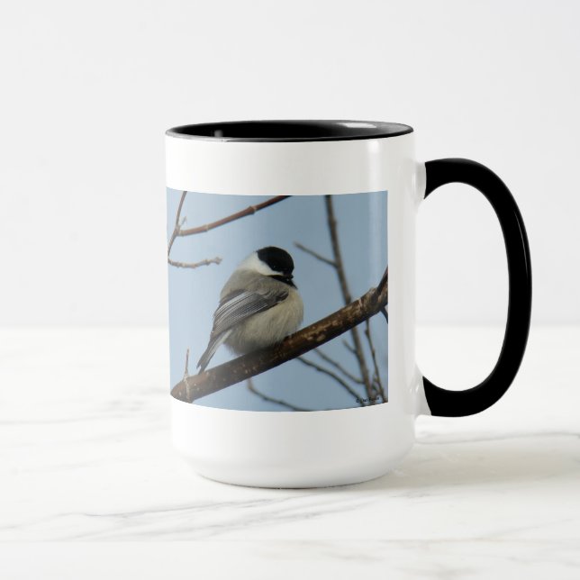 Tasse B21 Chickadee noir à capuchon (Droite)