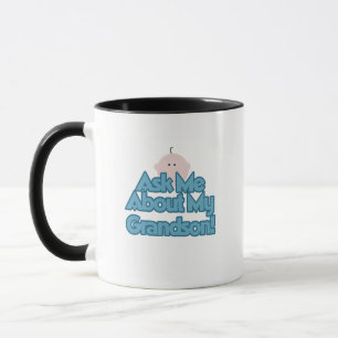 Tasse Baby Boy Demandez à propos de My Grandson Tshirts 