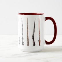 Tasse Baguette Magique de Sorcier en Rouge