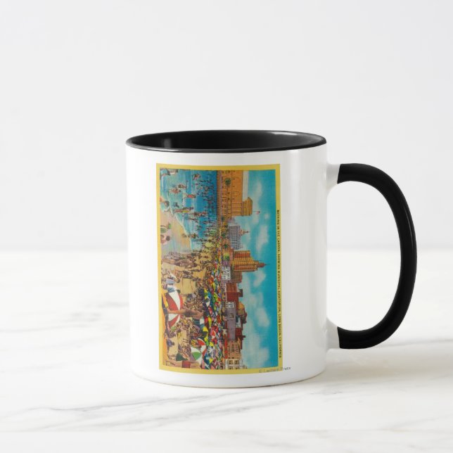 Tasse Baignade dans le lagon, Long Beach (Droite)