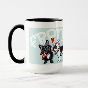 Tasse Baiser de bouledogue français