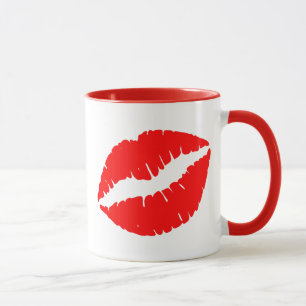 Tasse Baiser rouge