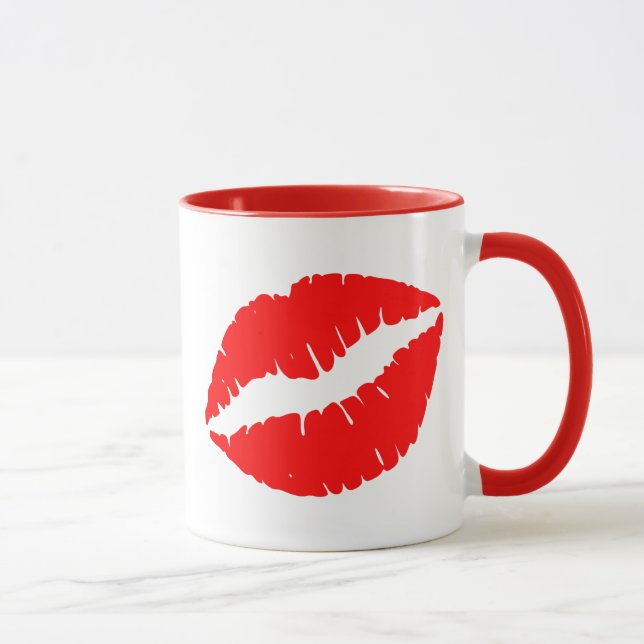 Tasse Baiser rouge (Droite)