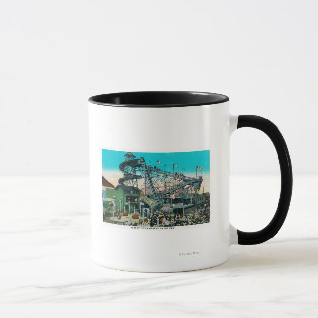 Tasse Balades d'attractions au Pike, Long Beach (Droite)