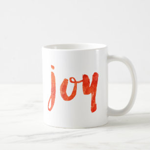 Tasse balayée de Noël de joie