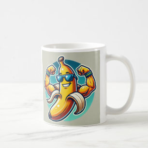 Tasse Banane Musclé - Boostez Votre Matinée !