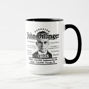Tasse Bandit John Dillinger