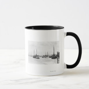 Tasse Bandon, vue de l'Orégon du bord de mer de port