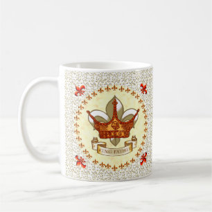 Tasse Bannière Couronne Roi Père