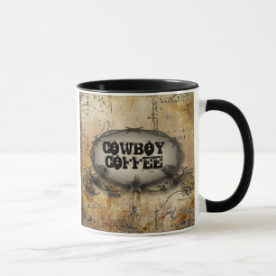 Tasse barbelé rustique western country cowboy mariage