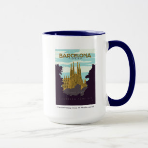 Tasse Barcelone, Espagne - Sagrada Familia